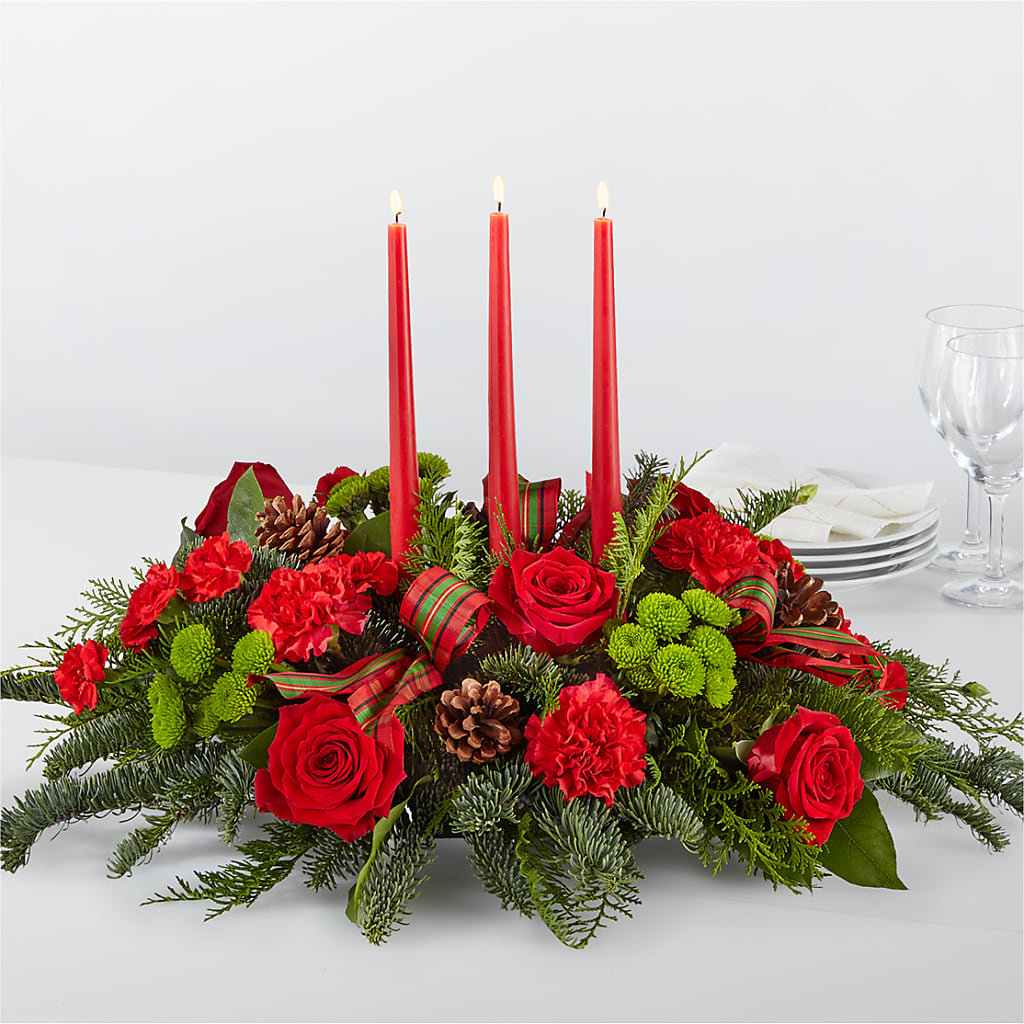 By the Candlelight Centerpiece – Diana Flowers, Passaic NJ