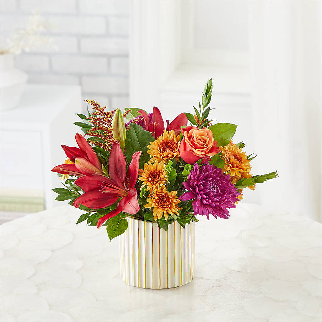 Burgundy Landscape Bouquet – Diana Flowers, Passaic NJ