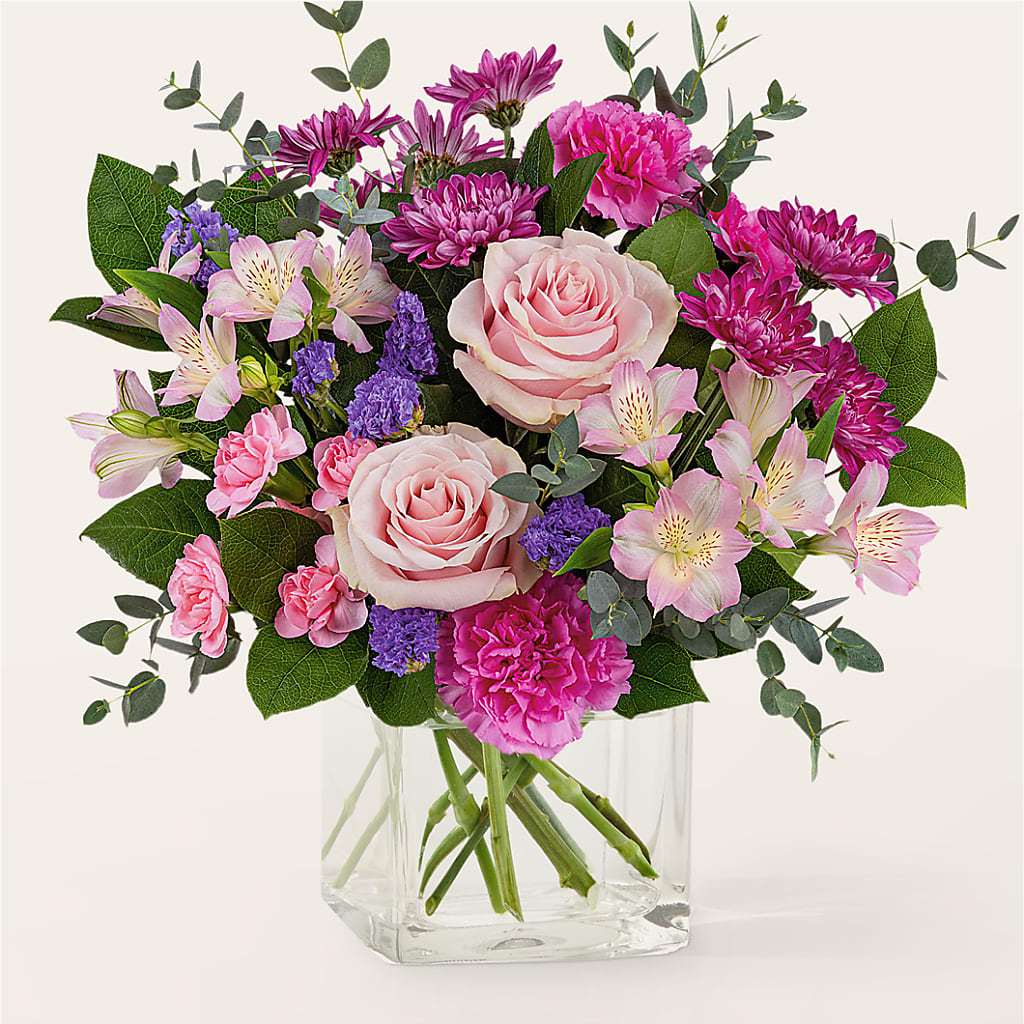 Rosy Radiance Bouquet – Diana Flowers, Passaic NJ
