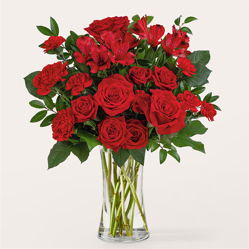 Brilliant Ruby Bouquet – Diana Flowers, Passaic NJ