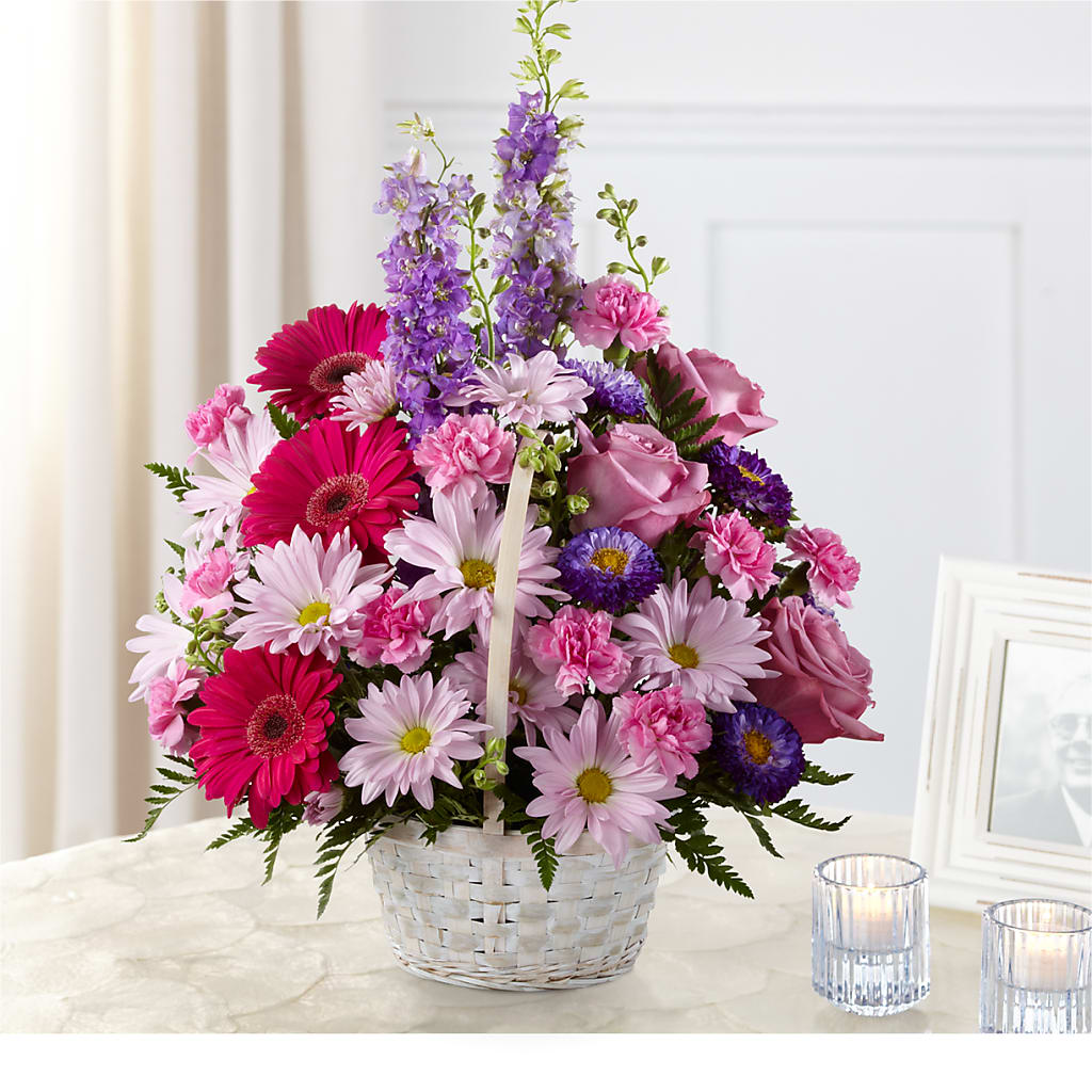 Pastel Peace Basket – Diana Flowers, Passaic NJ