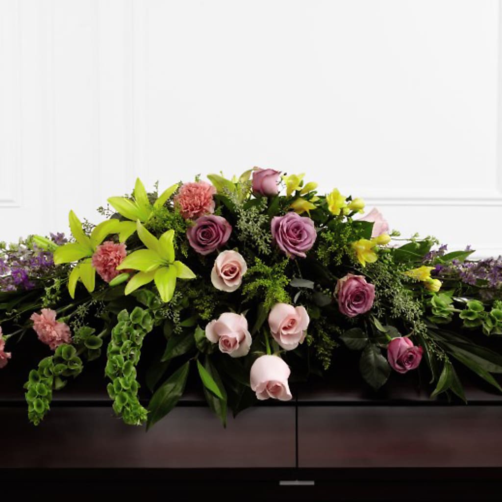 Forever Beloved Casket Spray – Diana Flowers, Passaic NJ