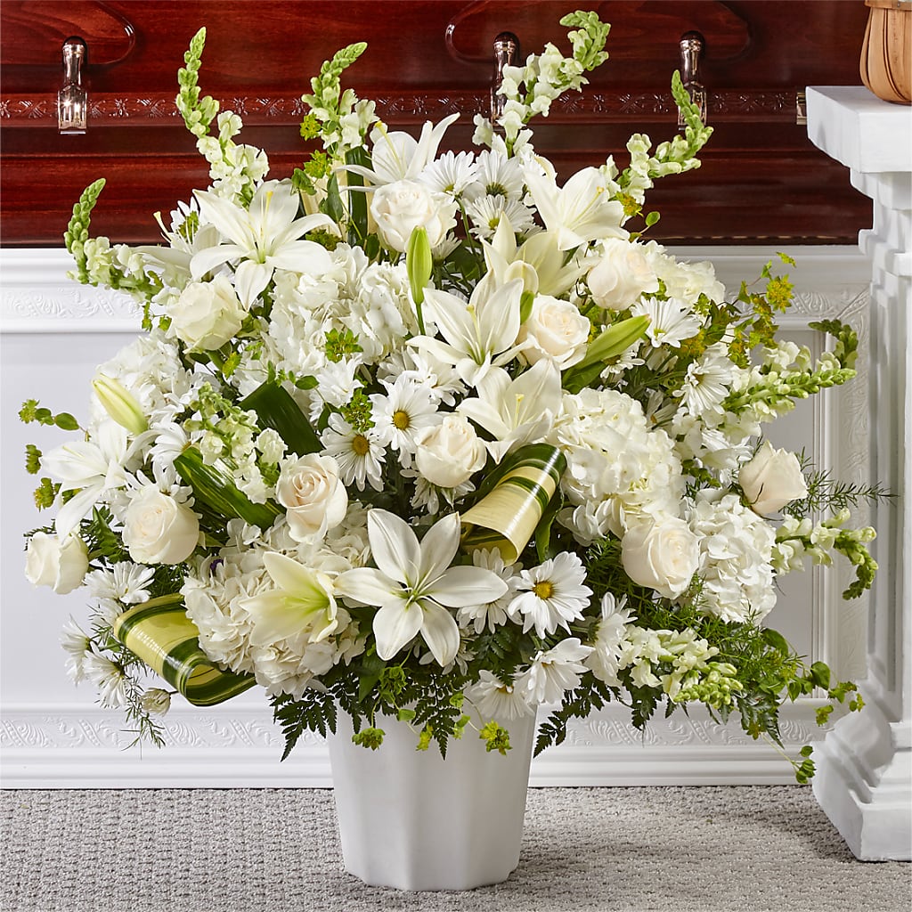 Thoughts of Tranquility Floor Basket – Diana Flowers, Passaic NJ