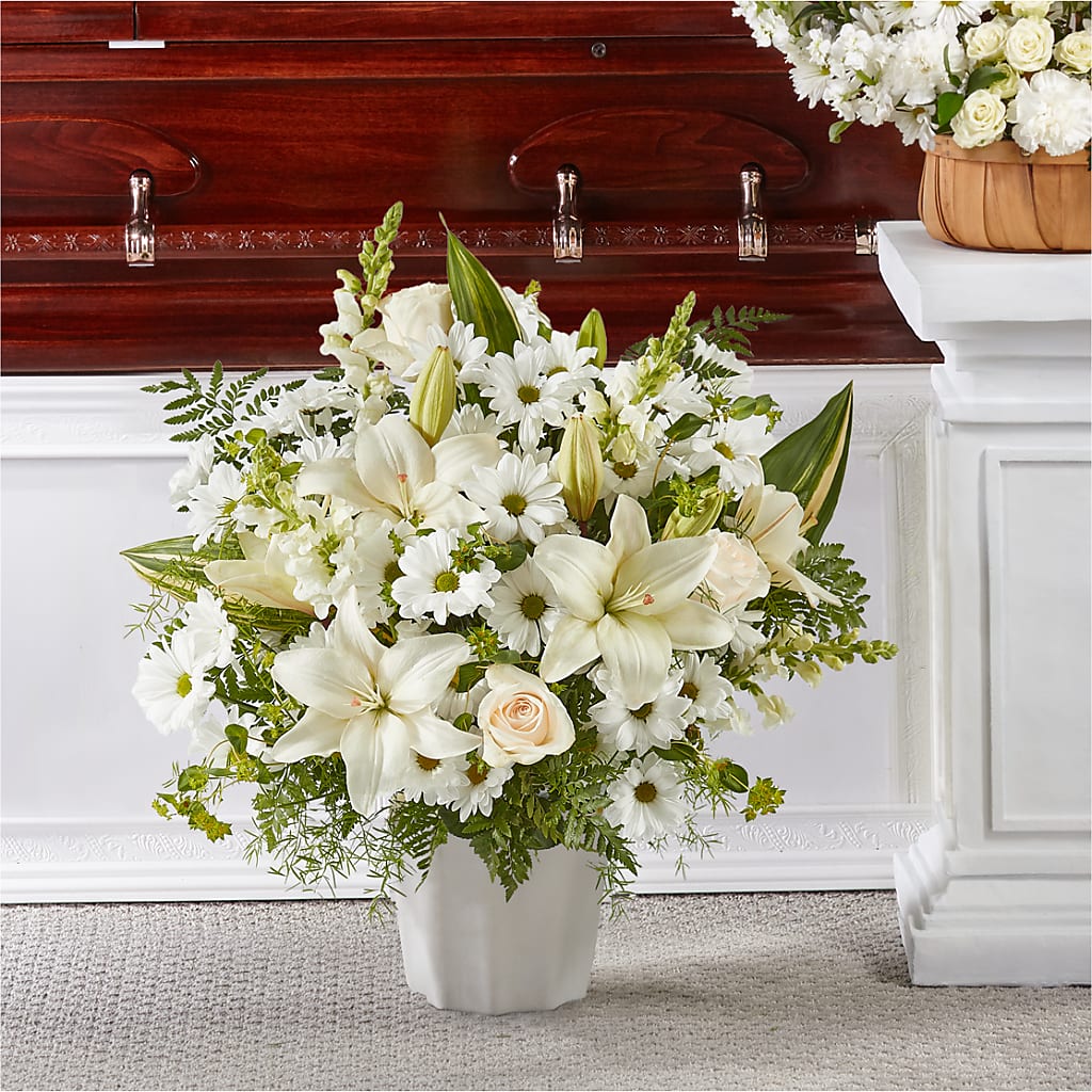 Thoughts of Tranquility Floor Basket – Diana Flowers, Passaic NJ