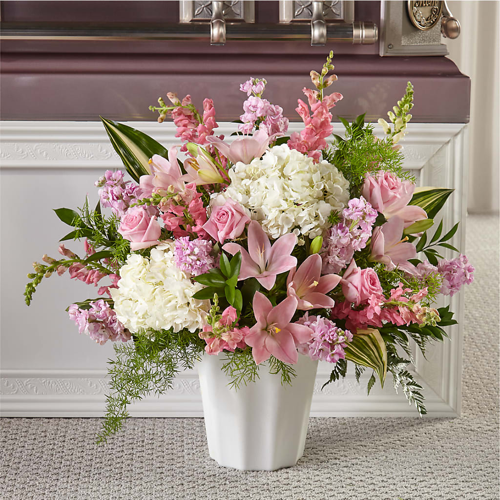 Simply Serene Floor Basket – Diana Flowers, Passaic NJ