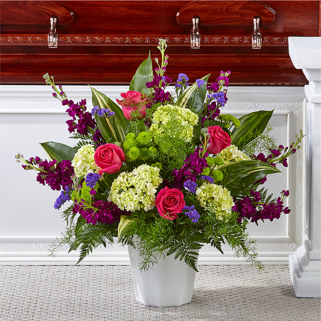 Beautiful Horizons Floor Basket – Diana Flowers, Passaic NJ