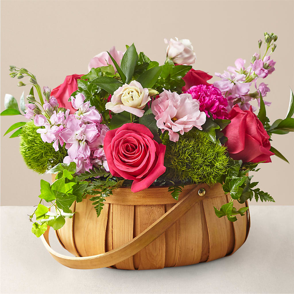 Radiance in Bloom Basket – Diana Flowers, Passaic NJ