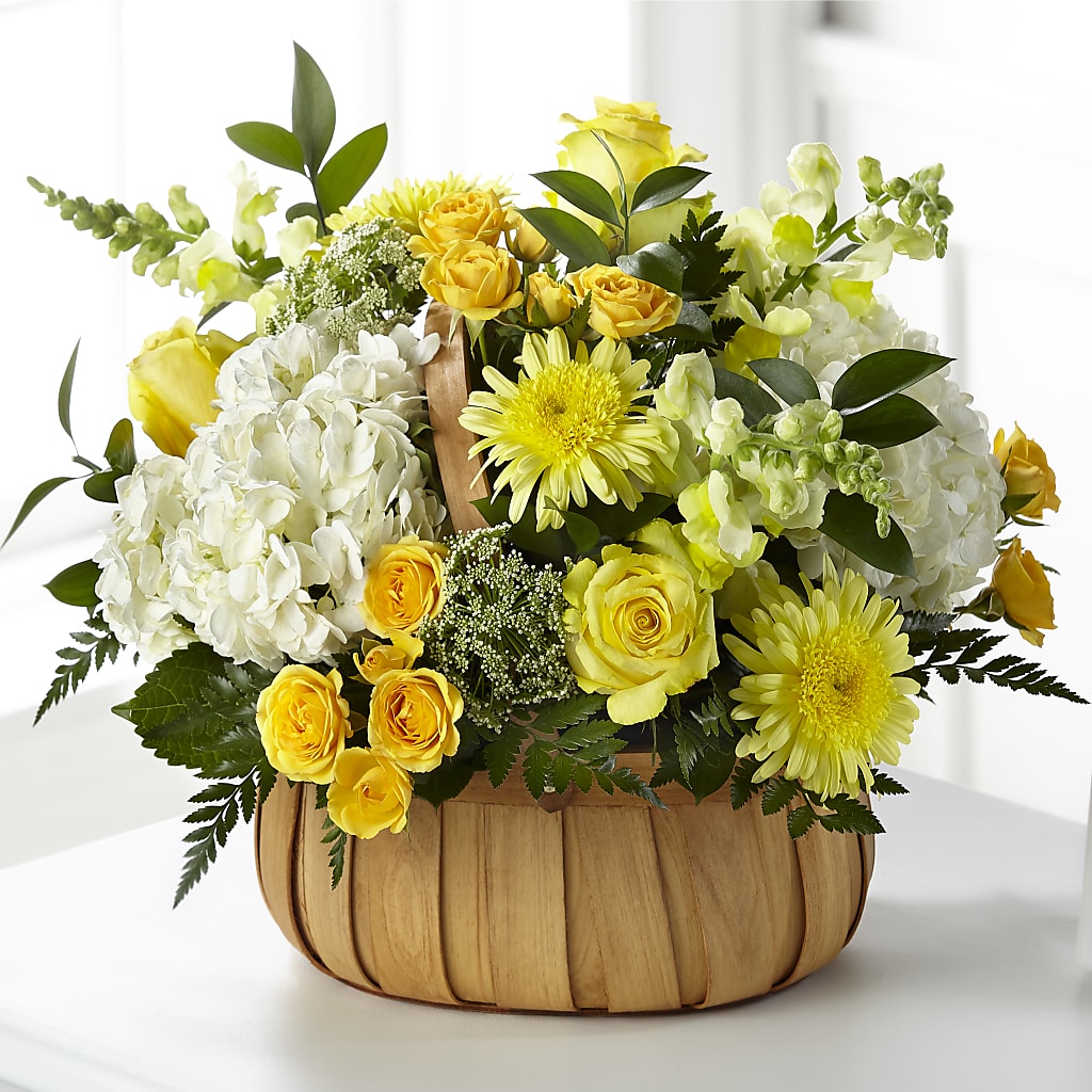 Rustic Remembrance Basket – Diana Flowers, Passaic NJ