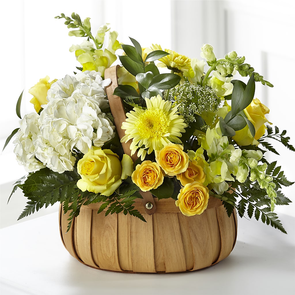 Rustic Remembrance Basket – Diana Flowers, Passaic NJ