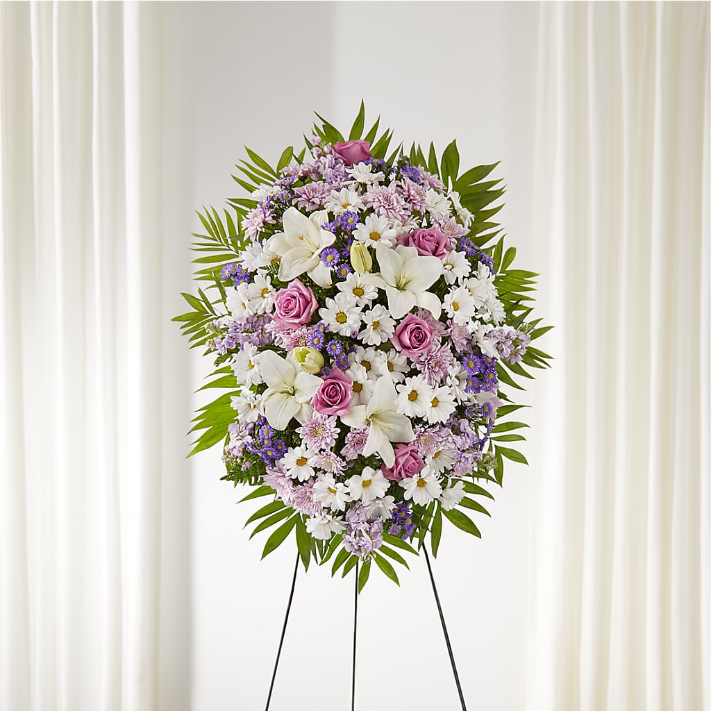 Surrounded by Love Standing Spray – Diana Flowers, Passaic NJ