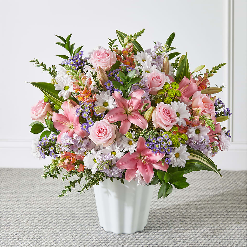 Abundant Compassion Floor Basket – Diana Flowers, Passaic NJ