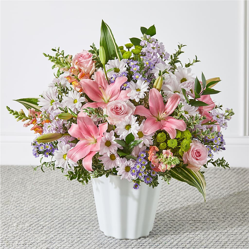 Abundant Compassion Floor Basket – Diana Flowers, Passaic NJ