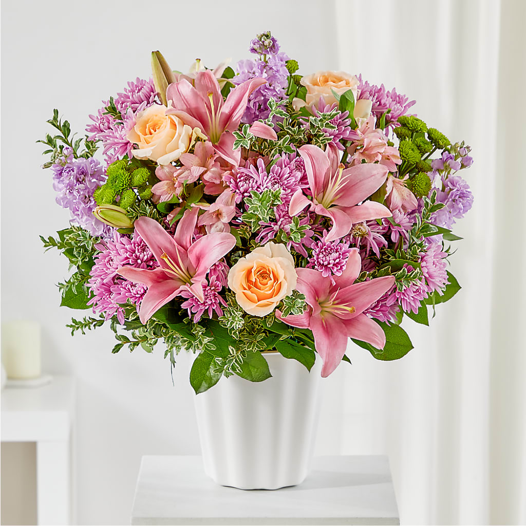 Supportive Embrace Tabletop Basket – Diana Flowers, Passaic NJ