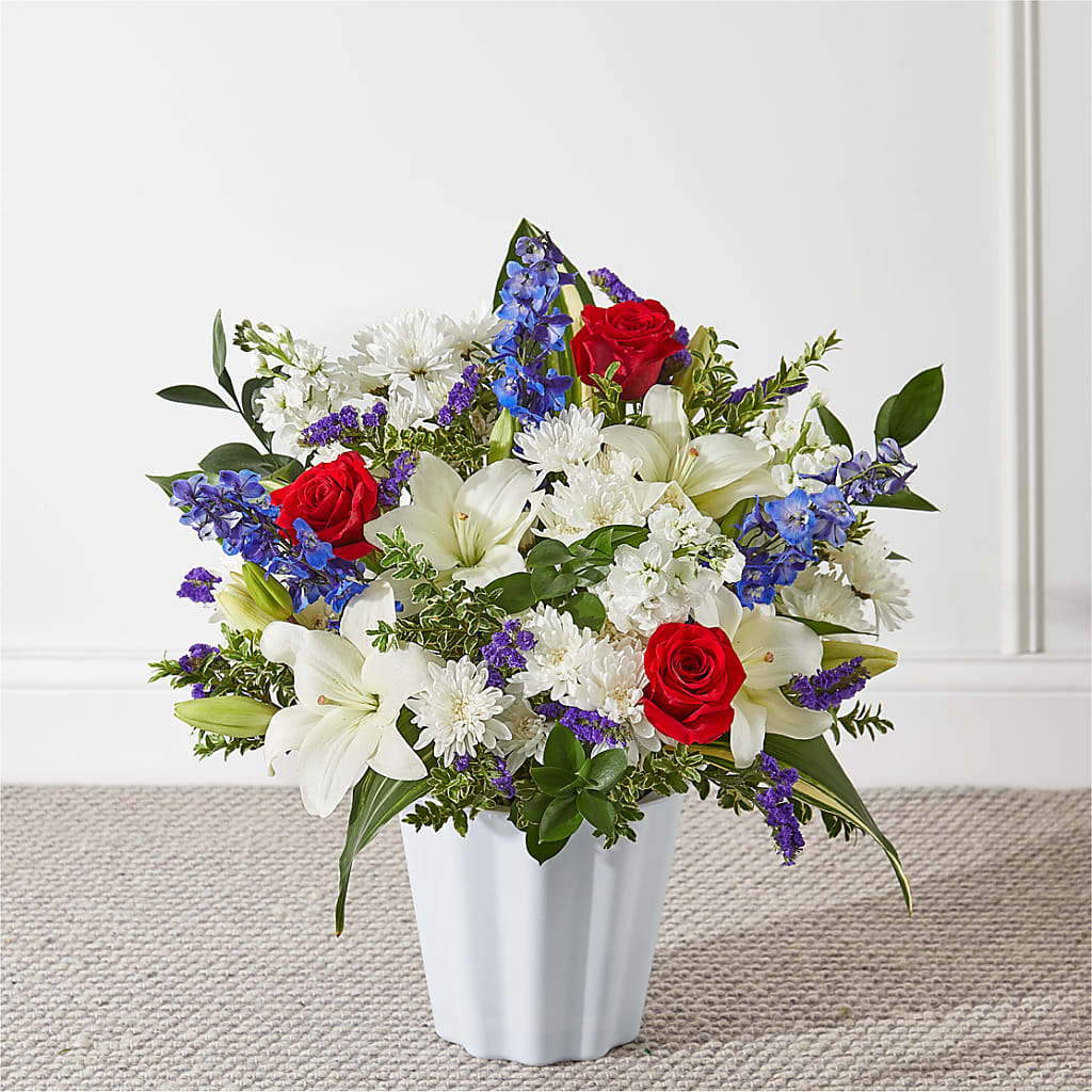 Consoled Floor Basket – Diana Flowers, Passaic NJ