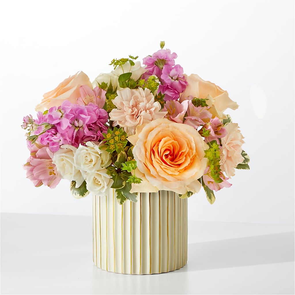 Paradise Bouquet with Ivory Vase – Diana Flowers, Passaic NJ