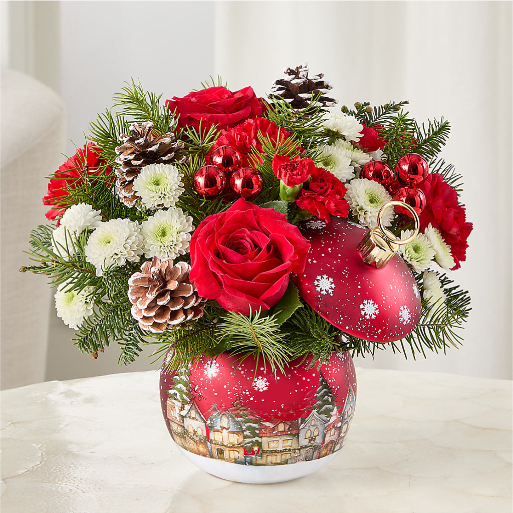 Christmas Carols Ornament –  Diana Flowers, Passaic NJ