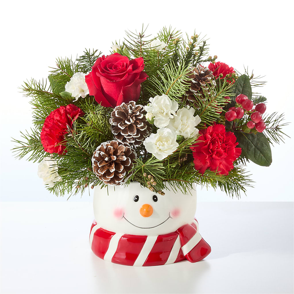 Jolly Snowman Bouquet –  Diana Flowers, Passaic NJ