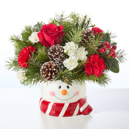 Jolly Snowman Bouquet –  Diana Flowers, Passaic NJ