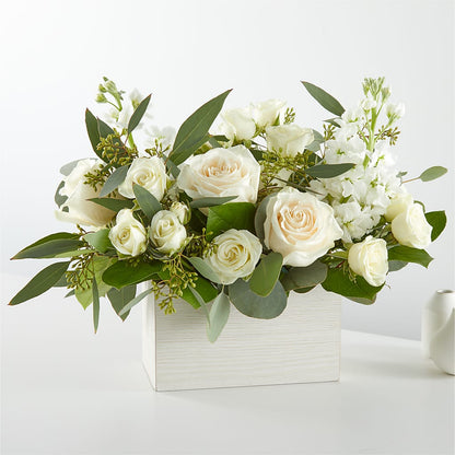 Fresh Linen Box Bouquet –  Diana Flowers, Passaic NJ