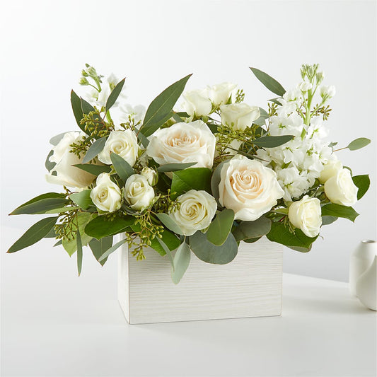 Fresh Linen Box Bouquet –  Diana Flowers, Passaic NJ