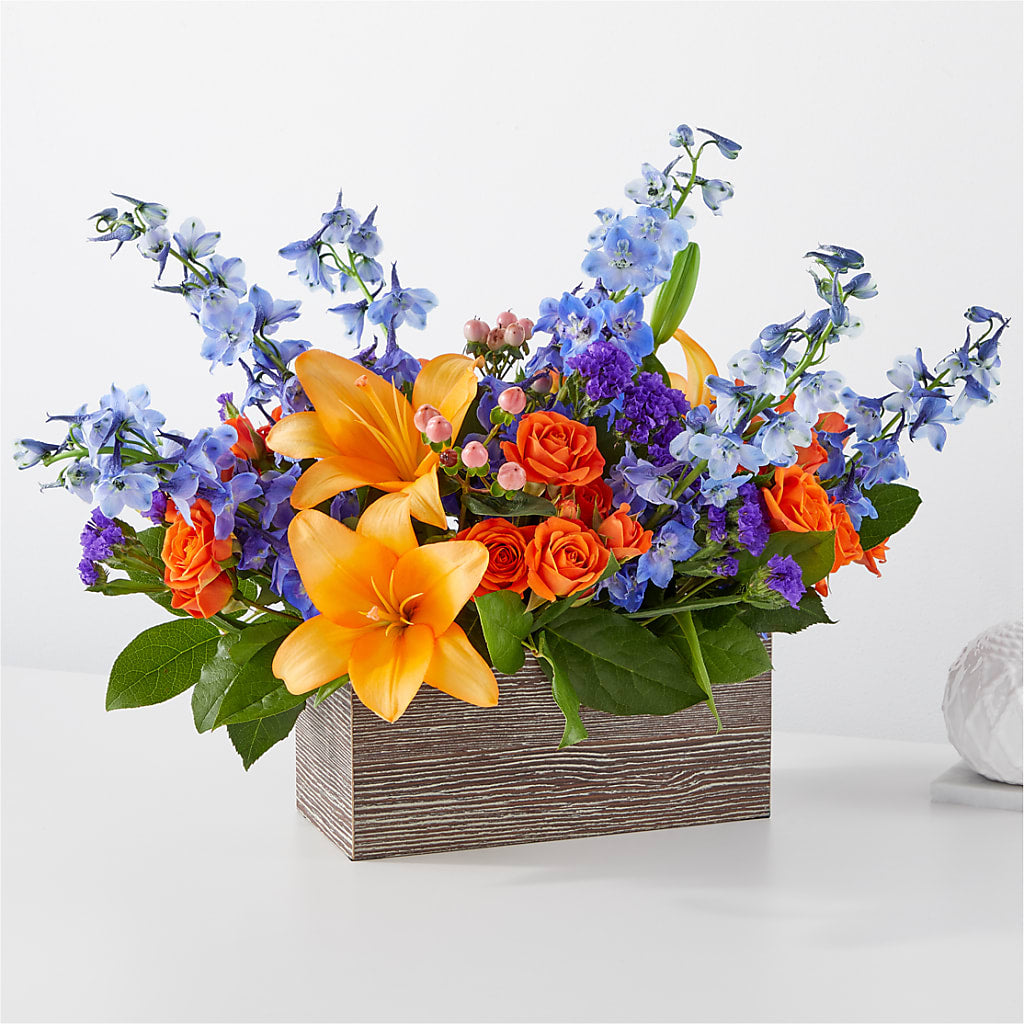 Radiant Citrus Box Bouquet –  Diana Flowers, Passaic NJ