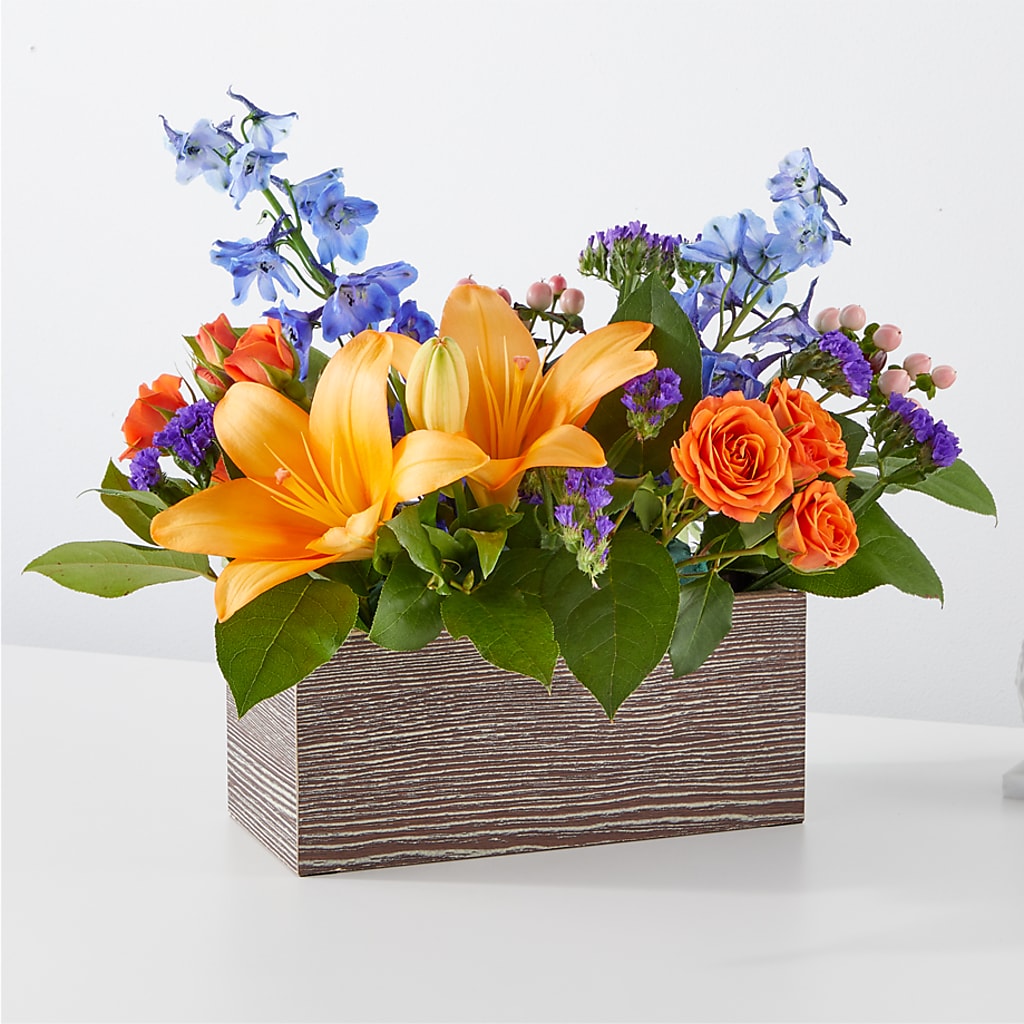 Radiant Citrus Box Bouquet –  Diana Flowers, Passaic NJ