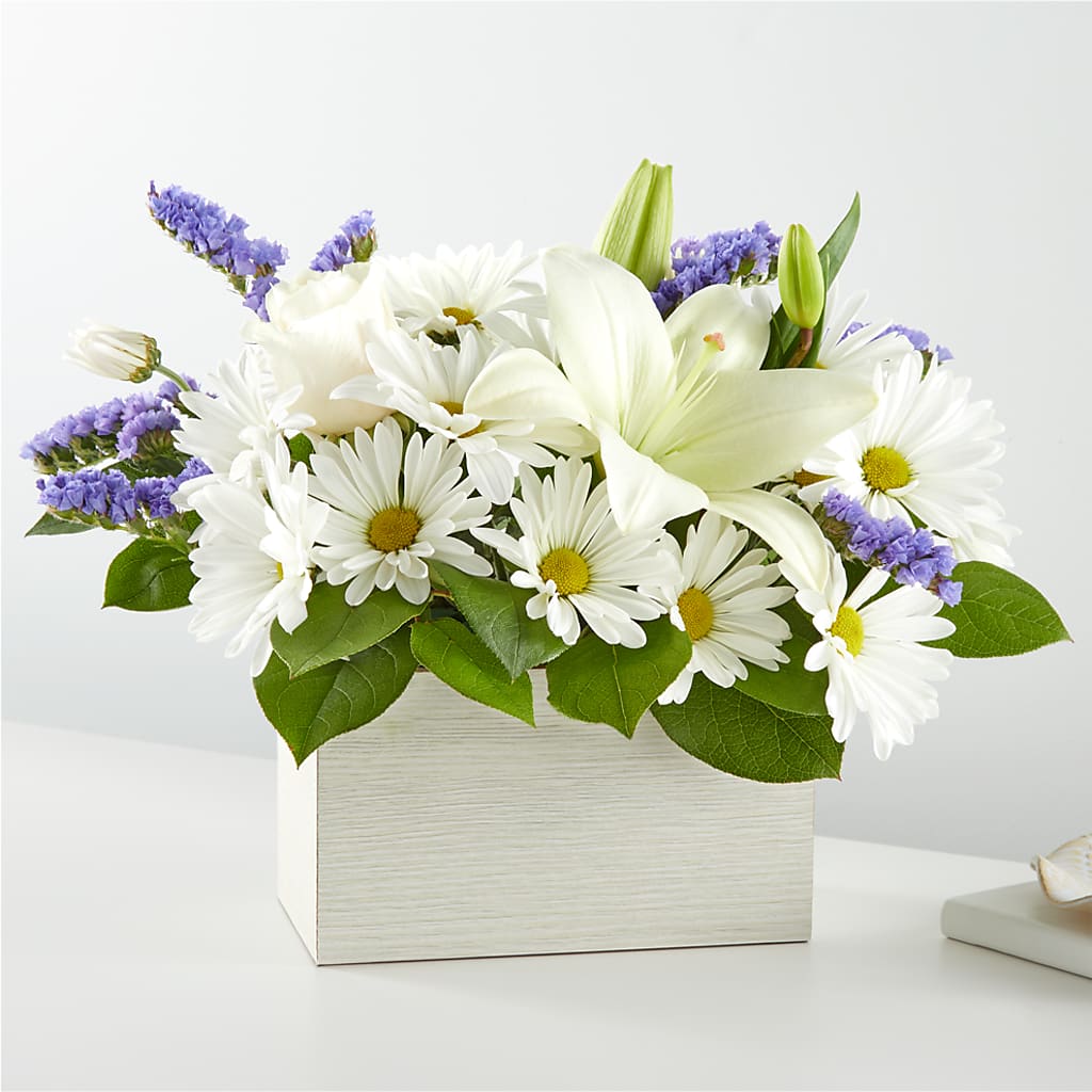 Beyond Blue Box Bouquet –  Diana Flowers, Passaic NJ