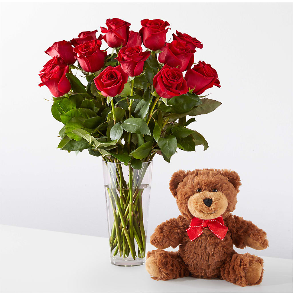 Romantic Long Stem Red Rose Bouquet Bundles –  Diana Flowers, Passaic NJ