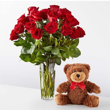 Romantic Long Stem Red Rose Bouquet Bundles –  Diana Flowers, Passaic NJ
