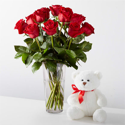 Romantic Long Stem Red Rose Bouquet Bundles –  Diana Flowers, Passaic NJ