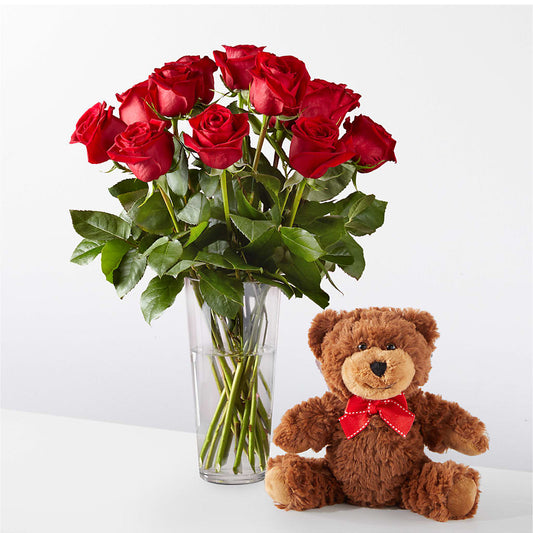 Romantic Long Stem Red Rose Bouquet Bundles –  Diana Flowers, Passaic NJ