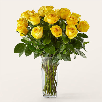 Long Stem Yellow Rose Bouquet –  Diana Flowers, Passaic NJ