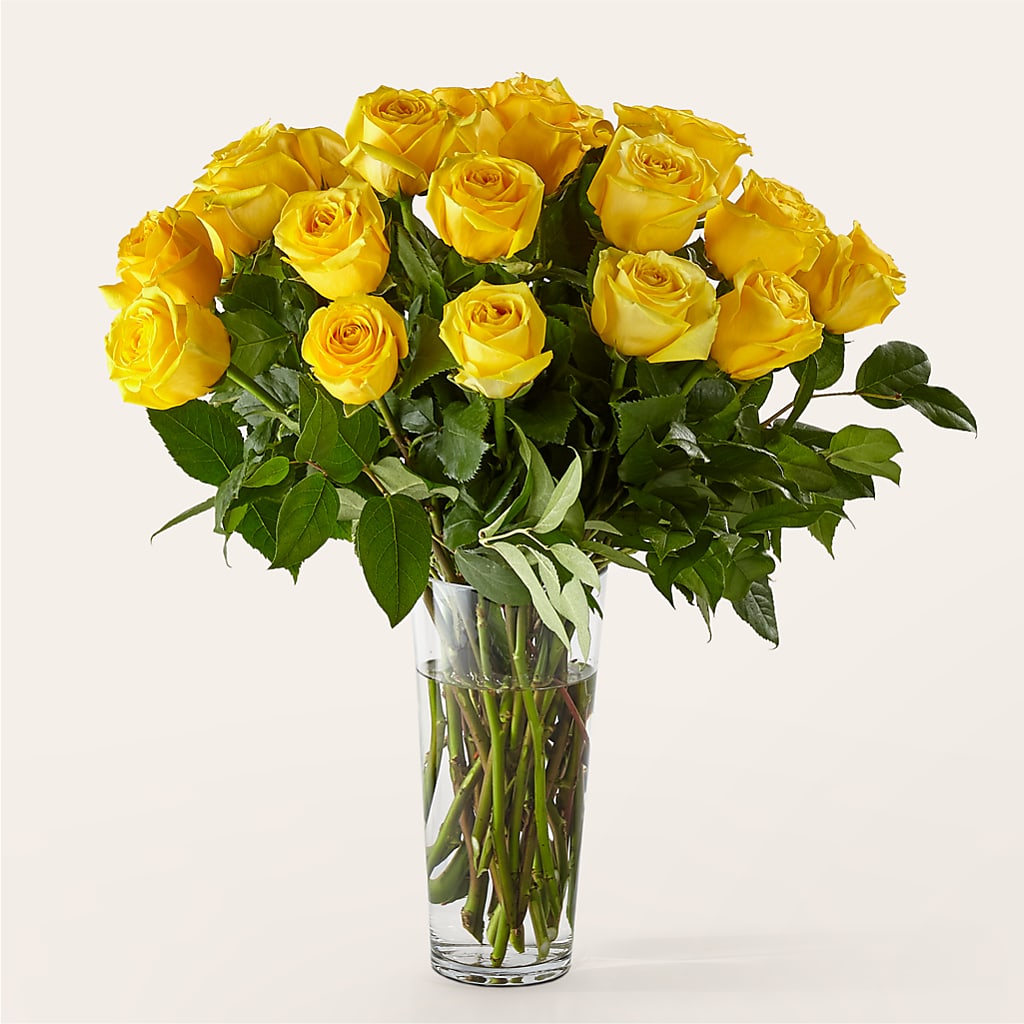 Long Stem Yellow Rose Bouquet –  Diana Flowers, Passaic NJ