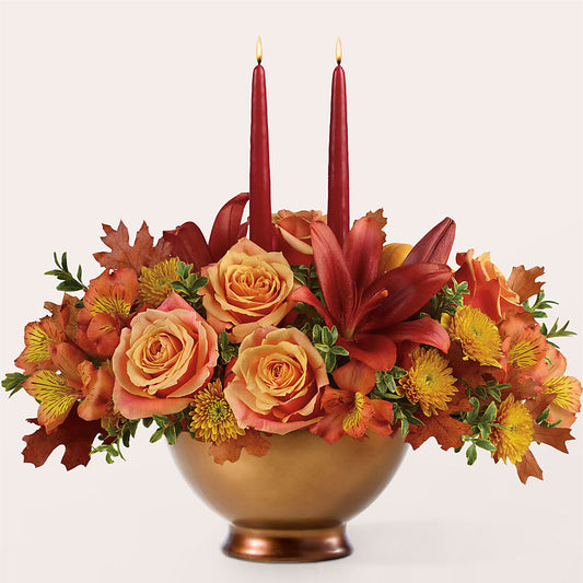 Harvest Table Centerpiece –  Diana Flowers, Passaic NJ