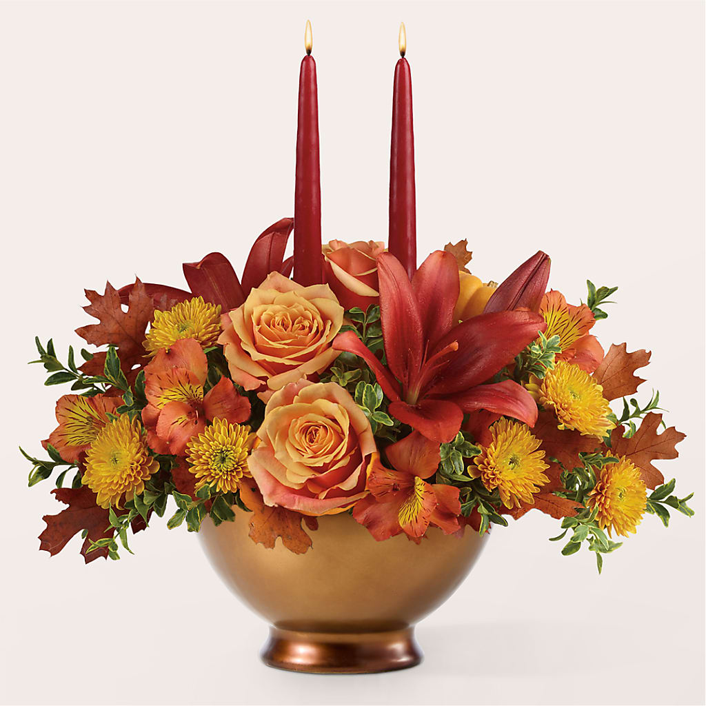 Harvest Table Centerpiece –  Diana Flowers, Passaic NJ