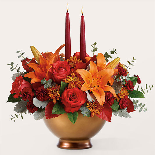 Fruits of Fall Centerpiece –  Diana Flowers, Passaic NJ