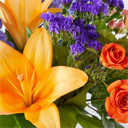 Radiant Citrus Bouquet –  Diana Flowers, Passaic NJ