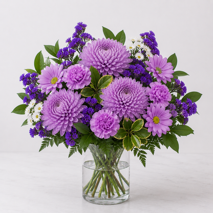 Lavender Violet Blooms –  Diana Flowers, Passaic NJ