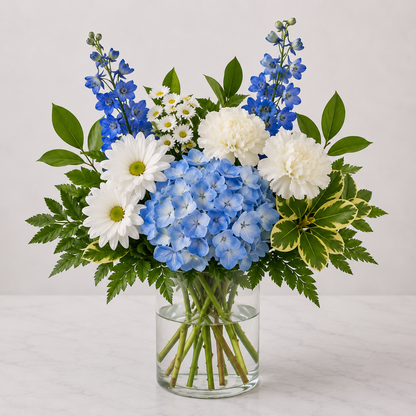 Ocean Blue Blooms –  Diana Flowers, Passaic NJ