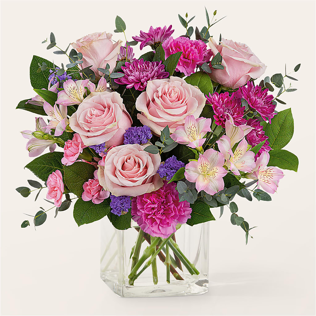 Rosy Radiance Bouquet –  Diana Flowers, Passaic NJ