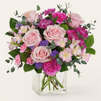 Rosy Radiance Bouquet –  Diana Flowers, Passaic NJ