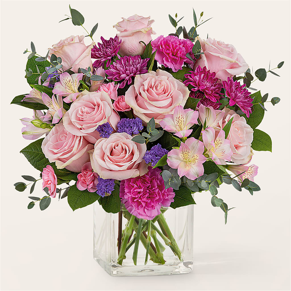 Rosy Radiance Bouquet –  Diana Flowers, Passaic NJ