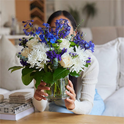 Cerulean Waves Bouquet –  Diana Flowers, Passaic NJ