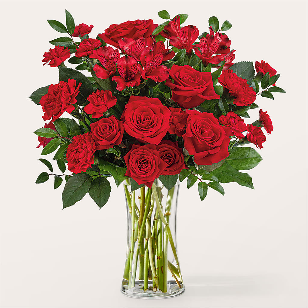 Brilliant Ruby Bouquet –  Diana Flowers, Passaic NJ