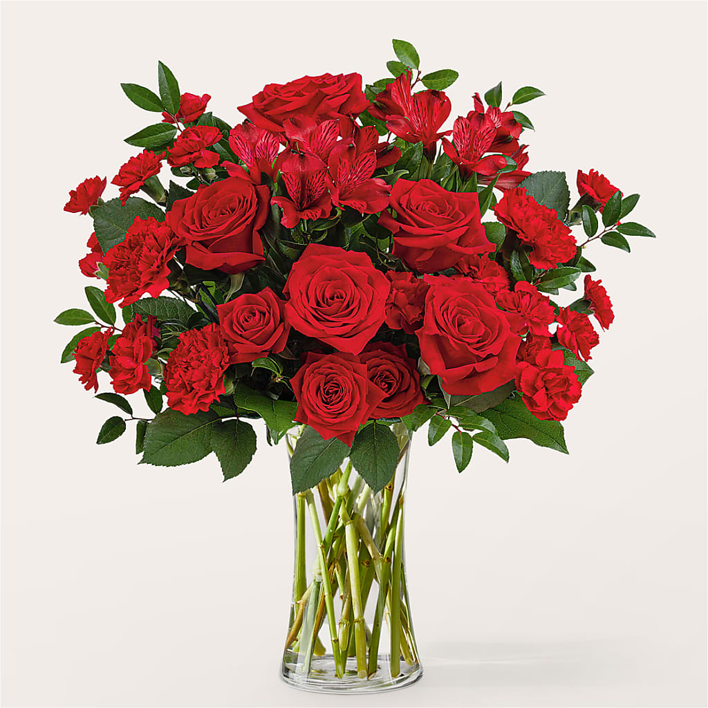 Brilliant Ruby Bouquet –  Diana Flowers, Passaic NJ