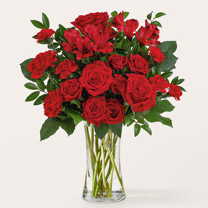 Brilliant Ruby Bouquet –  Diana Flowers, Passaic NJ