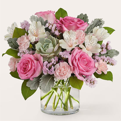 Dusty Rose Bouquet –  Diana Flowers, Passaic NJ