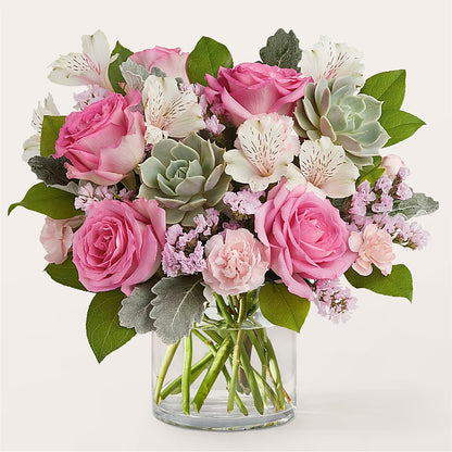 Dusty Rose Bouquet –  Diana Flowers, Passaic NJ