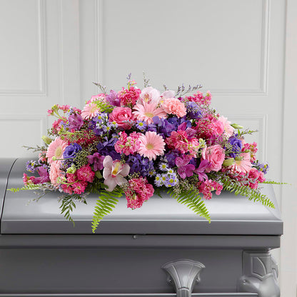 Glorious Garden Casket Spray –  Diana Flowers, Passaic NJ