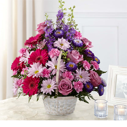 Pastel Peace Basket –  Diana Flowers, Passaic NJ